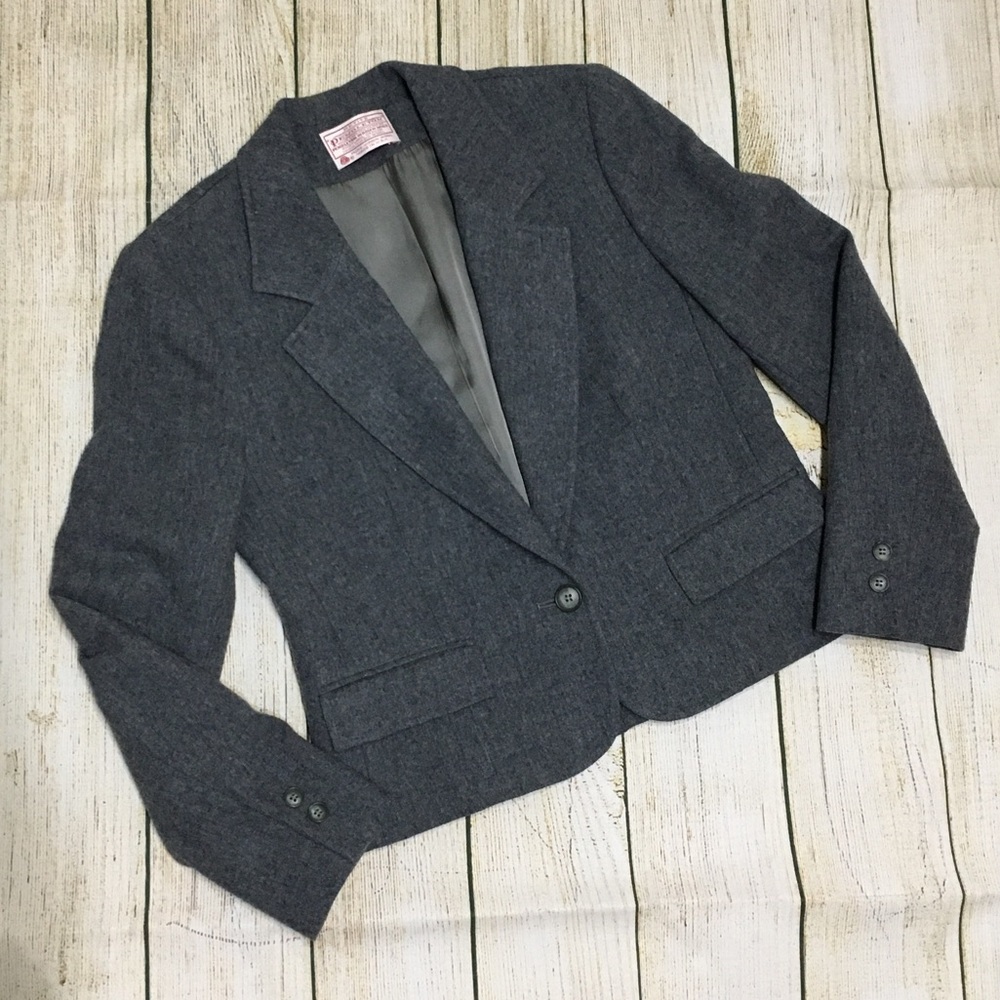 Pendleton Wool Blazer - Vintage - Size 6P - EUC